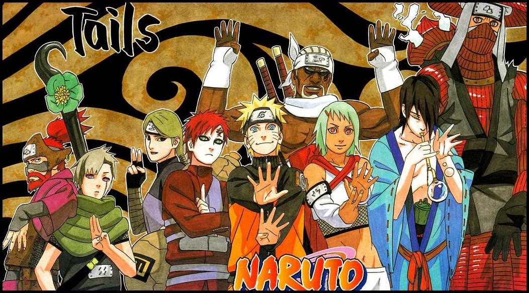 all naruto characters wallpaper. Naruto Manga 421 + Tails Group